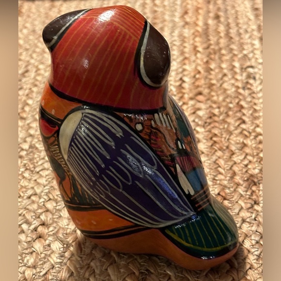 Hecho En Mexico Vintage Hand Painted Folk Art Bird. Rare Find! - Picture 4 of 6